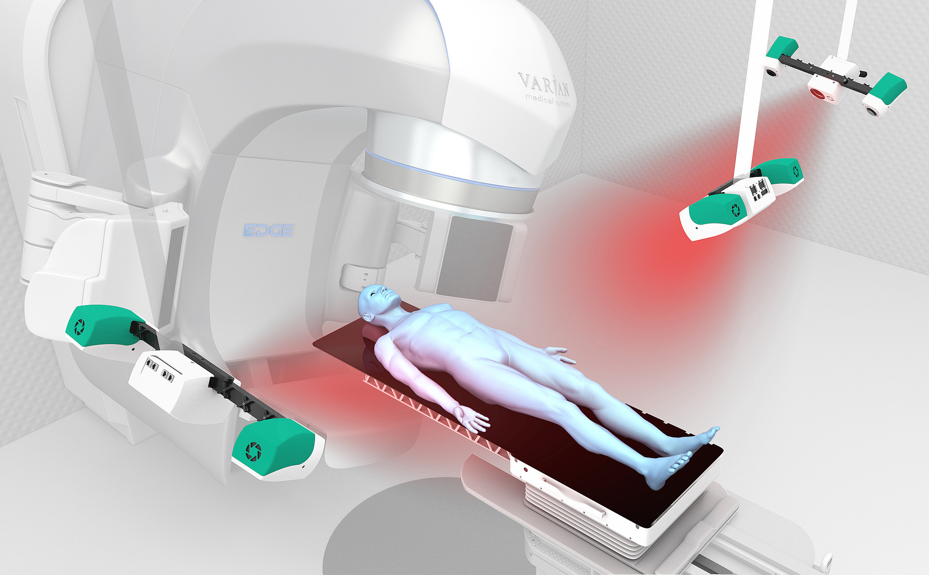 3D-based patient positioning and position control in radiotherapy 