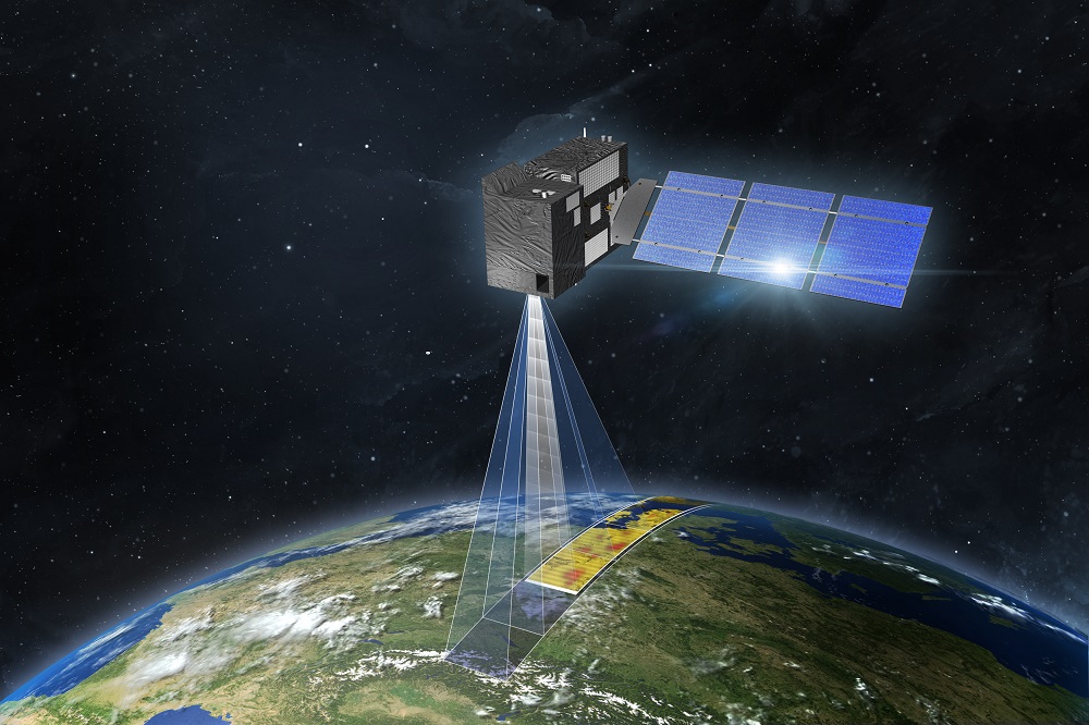 Visualization of the CO2M satellite 